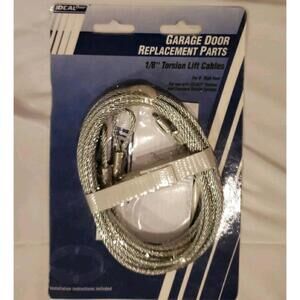 Garage Door Replacement Parts 1/8" Torsion Lift Cables For 8' High Door 431-1461